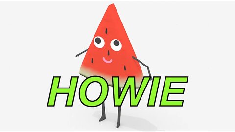 Happy Birthday HOWIE! - WATERMELON Birthday Song