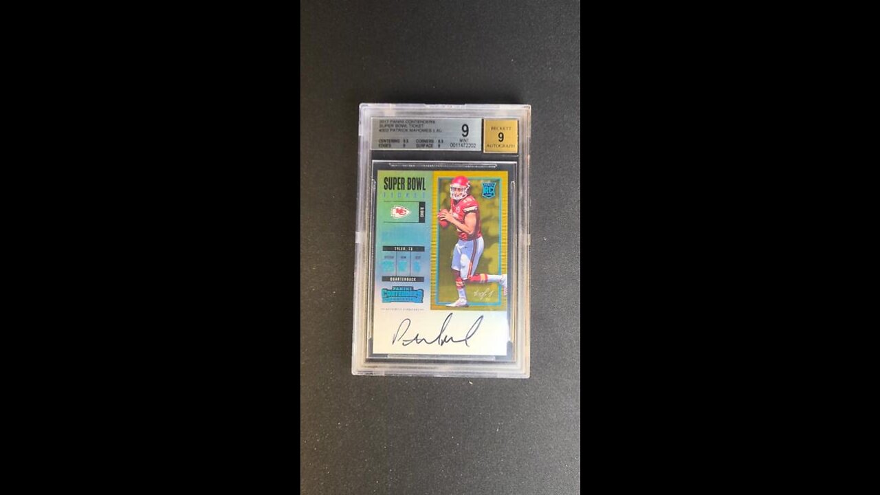 Rare Patrick Mahomes rookie card up for auction