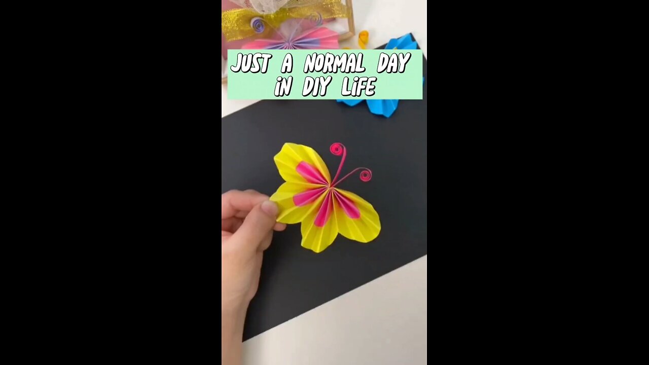 DIY Butterfly quick & easy fun to do