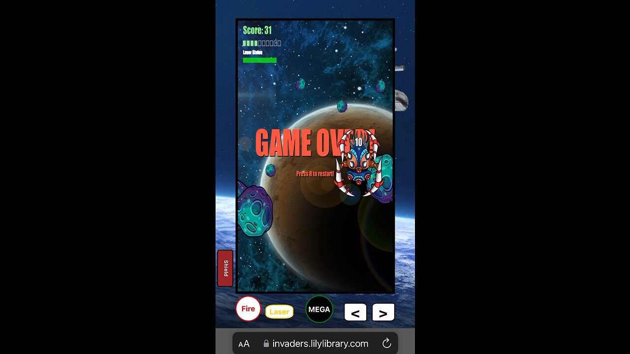 Invasion on mars - Invaders redux