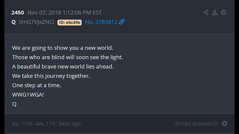 Q Drops Deltas for November 7th, 11/7: Read Aloud or Follow Along on Screen