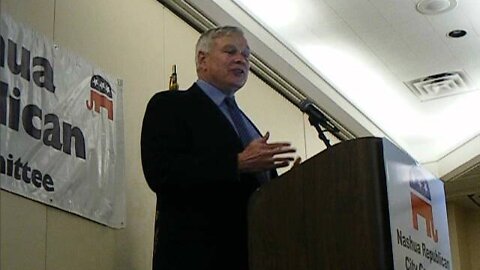 Howie Carr give his speech at the Nashua Republican Committee event.AVI