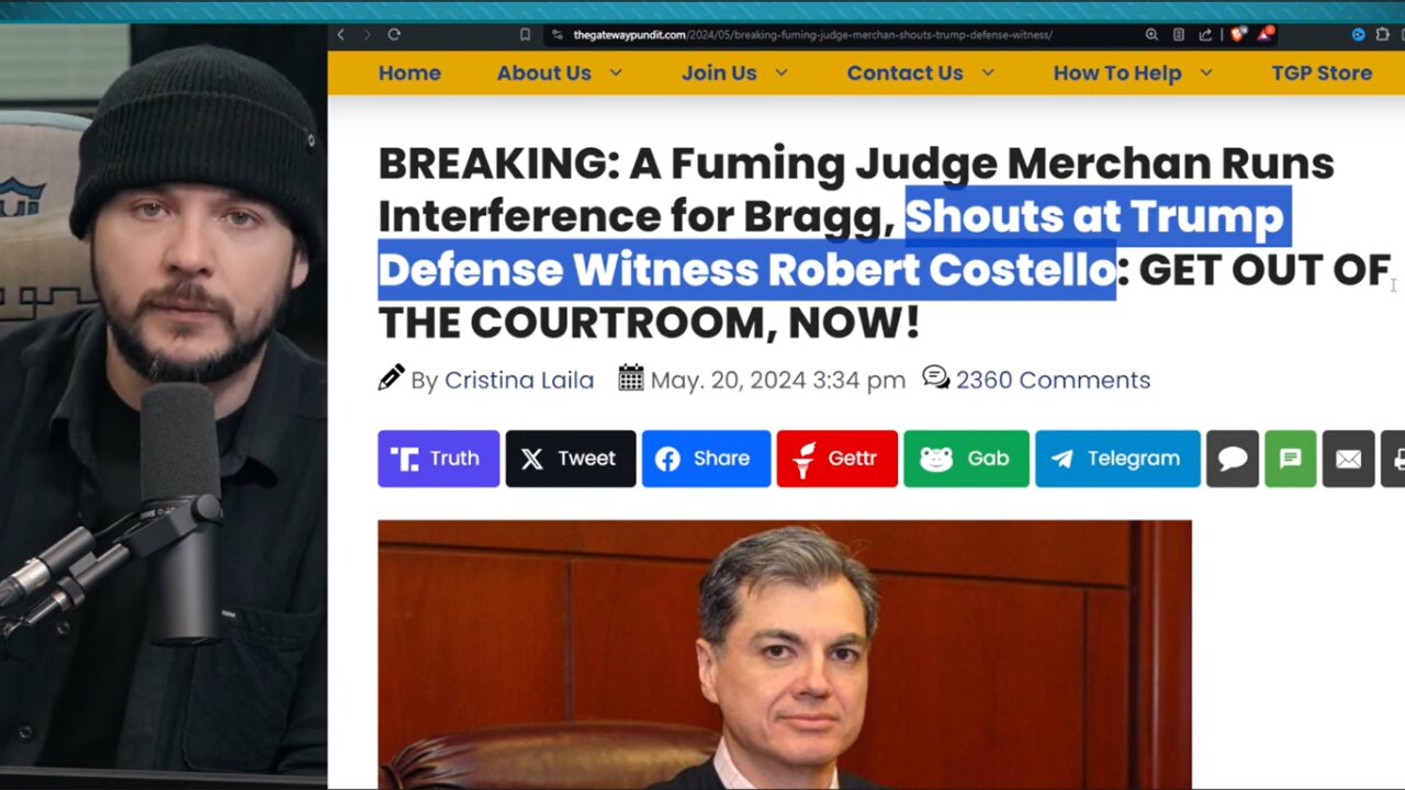 Corrupt Trump Judge PANICS, SCREAMS At Witness Who PROVES Trump Innocent, Democrats KNOW Its OVER