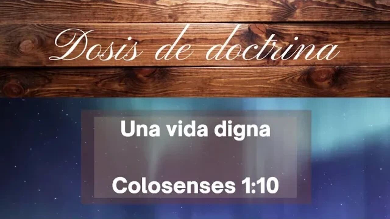 Sermón: una vida digna