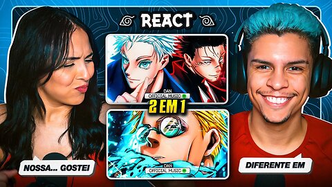 2 EM 1: ÉODAN - Gojo & Sukuna + Nanami (Jujutsu Kaisen) | [Casal Jounin React] 🔥