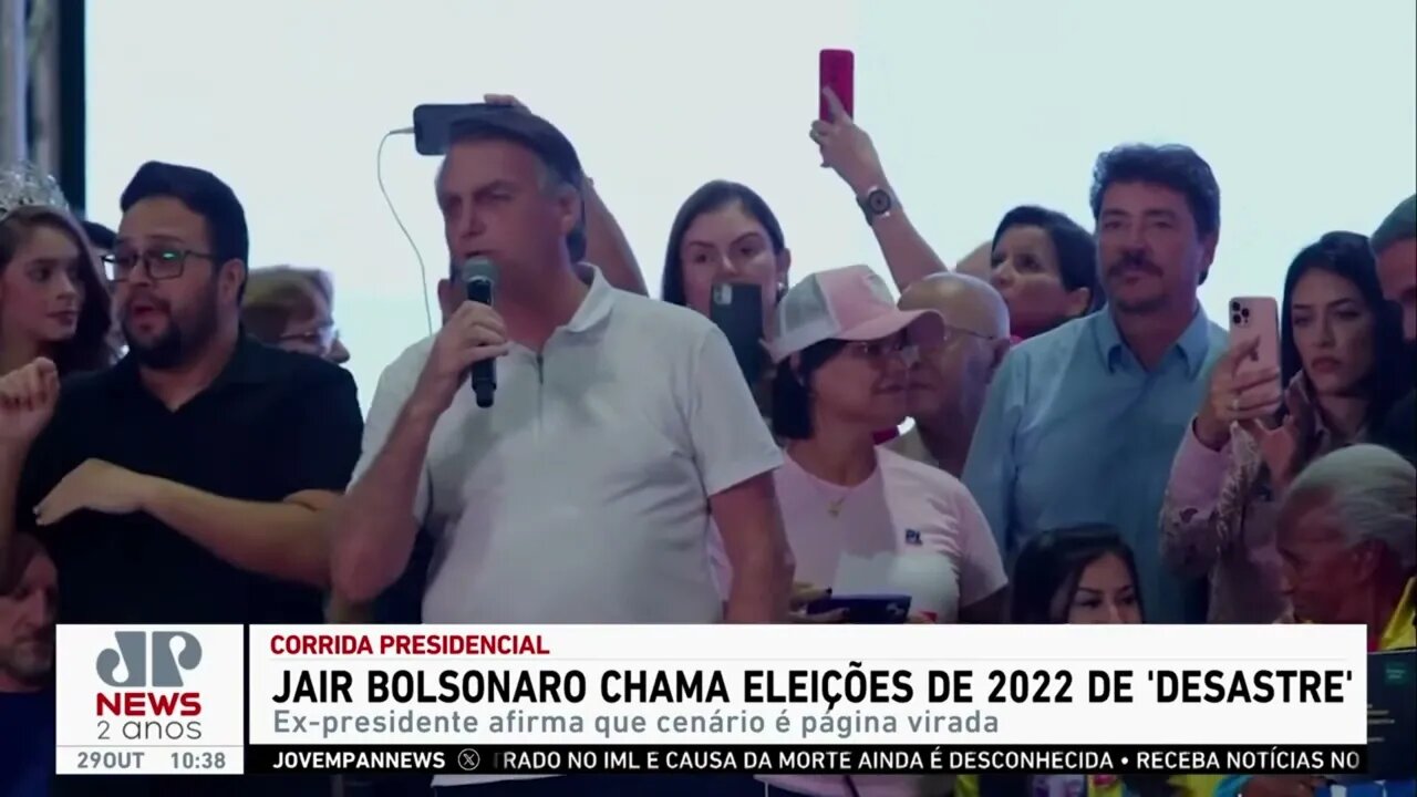 Jair Bolsonaro chama eleições de 2022 de ‘desastre’