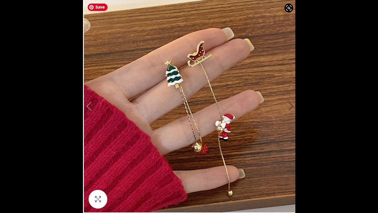 Creative Happy Christmas Time Earrings