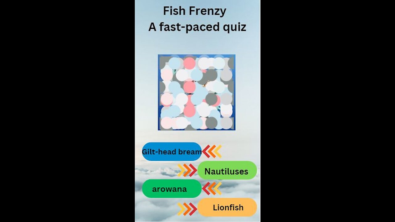 Fish Frenzy A fast paced quiz 37 #shorts