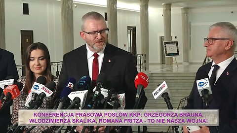 Konferencja liderów Konfederacji Korony Polskiej w Sejmie - "To nie nasza wojna!"