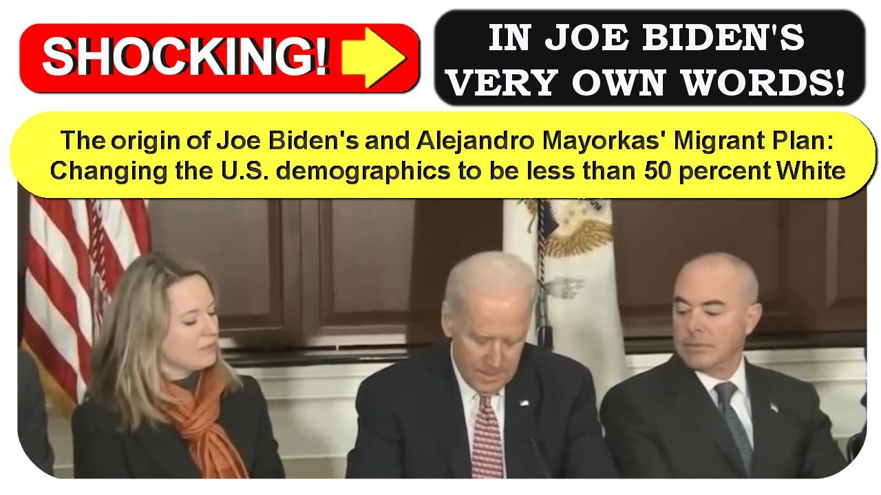 Joe Biden's and Alejandro Mayorkas' Migrant Plan: 50% White (4/2/2022)