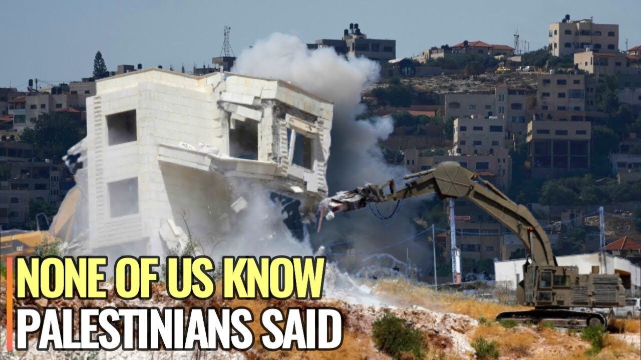 Zionist raid Jenin in the West Bank, destroying Palestinian infrastructure