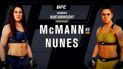 EA Sports UFC 3 Gameplay Amanda Nunes vs Sara McMann