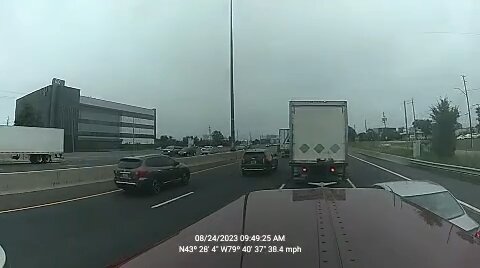 Peterbilt Truck Accident On Highway 403