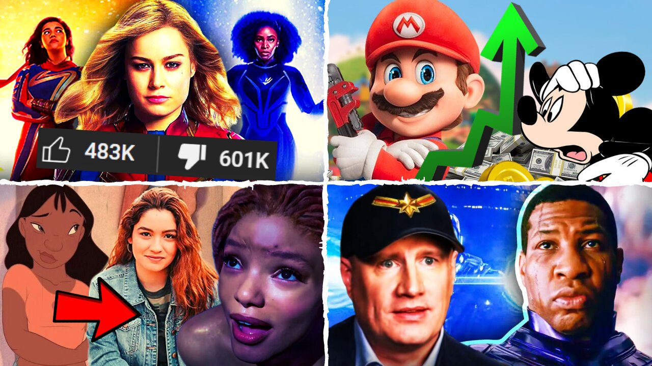 The Marvels Trailer Gets DESTROYED, Super Mario Bros DOMINATES, Disney Casting BACKLASH