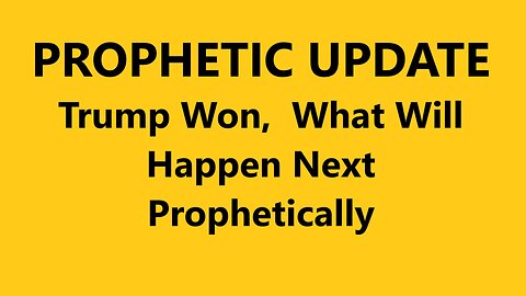 PROPHETIC UPDATE - WHAT NEXT PROPHETICALLY - PROPHETIC WORD BEING FULFILLED