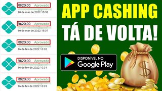 App Cashing Voltou! Ganhe R$20 Via Pix e Já Pode Sacar na Mesma Hora (Cashing Ganhe Dinheiro)