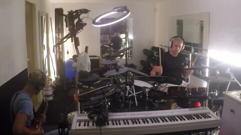 5/5/22 - (full 1st Half) Drive Rock GUITAR & DRUMS improv uncut(ish) jam session - J.E. 1st Half