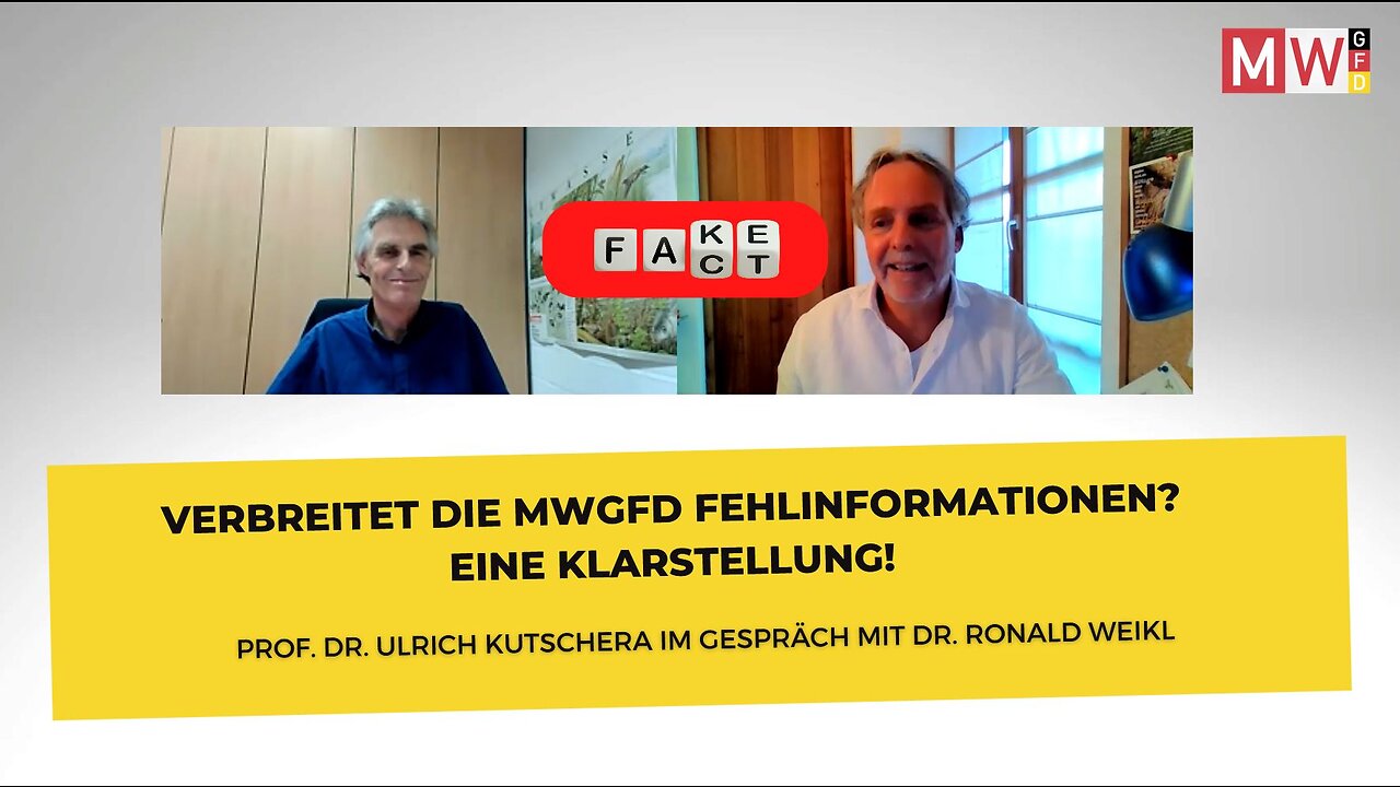 Verbreitet die MWGFD Fehlinformationen? Eine Klarstellung!