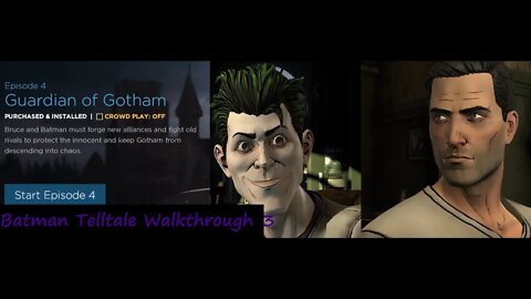 Batman Telltale Walkthrough / Guardian Of Gotham (3) PS5