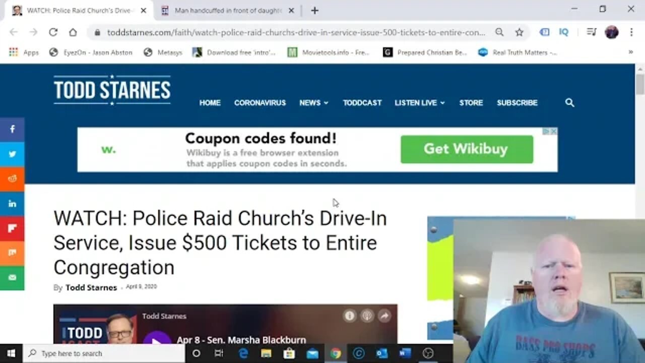 Police Raid Parking lot Church Service, Issue $500 Ticket to everyone