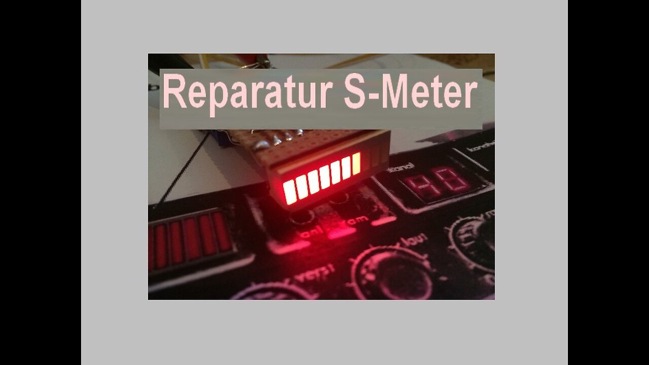 Bargraph S-Meter für CB Funkgeräte selber bauen