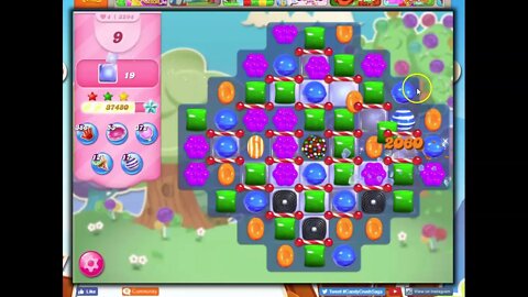 Candy Crush Level 3294 Talkthrough, 14 Moves 0 Boosters