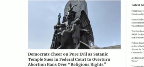 Satanic temple Sue to get the religious right to kill babies