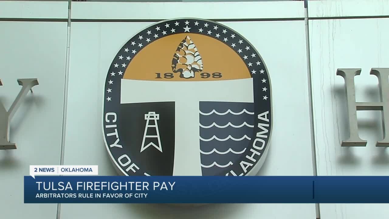 Arbitrators agree with City of Tulsa plan for firefighter pay