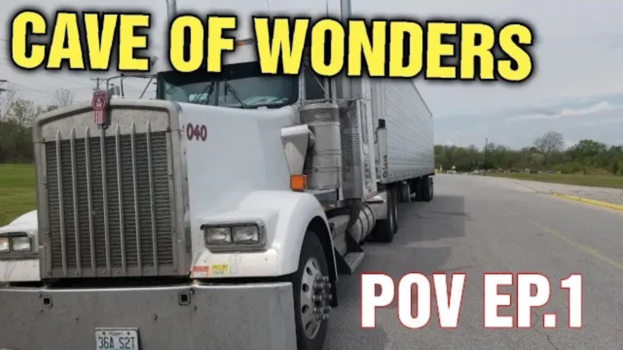 REAL TRUCKING POV #1|Trailer Problems|Sunday Funday|Caves