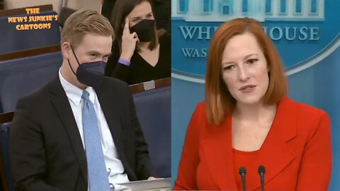 Psaki gets annoyed: "I see what you did there, Peter... on your mind and your list over there..."
