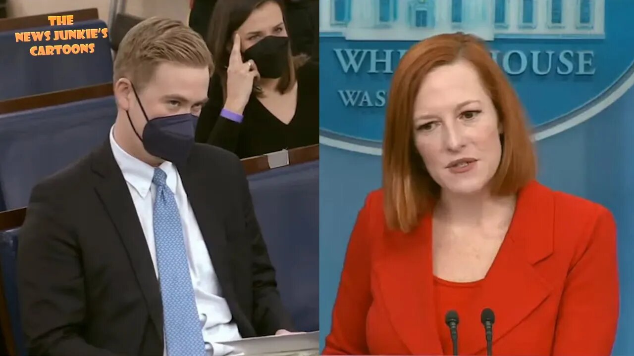 Psaki gets annoyed: "I see what you did there, Peter... on your mind and your list over there..."