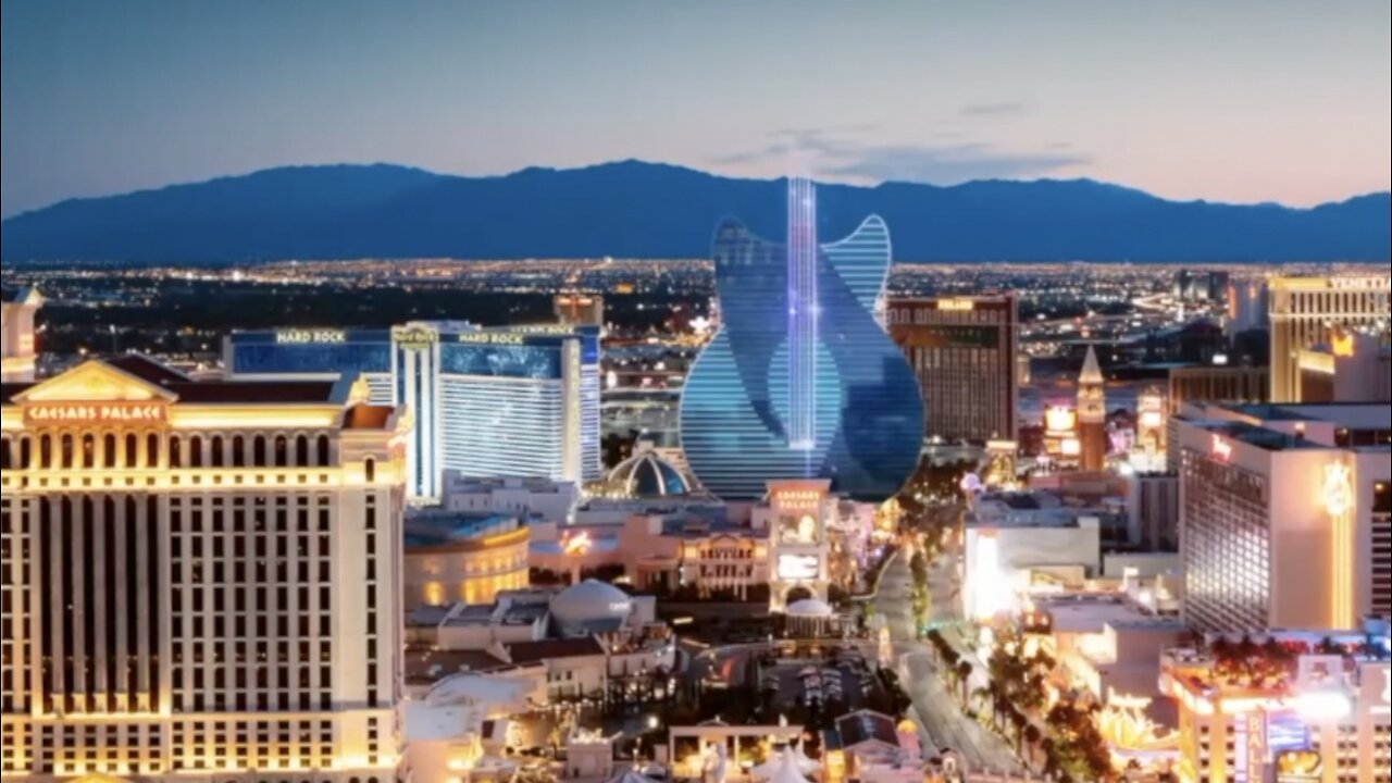 Hard Rock guitar tower gets approval to replace Mirage volcano