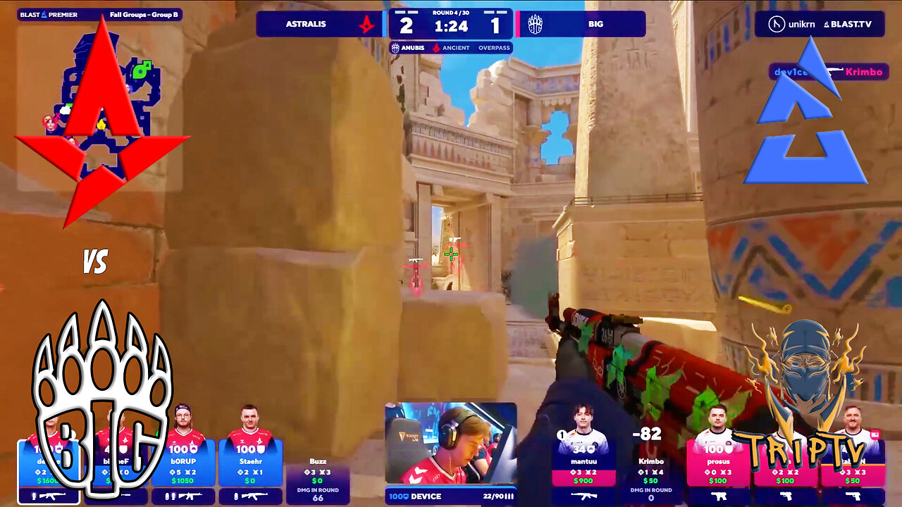Astralis vs BIG - HIGHLIGHTS ANUBIS - BLAST Premier l CSGO