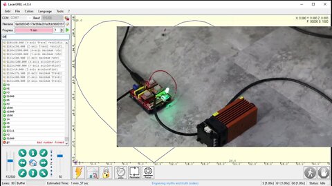 GRBL Shield video 7 hooking up your laser and configuring your registers