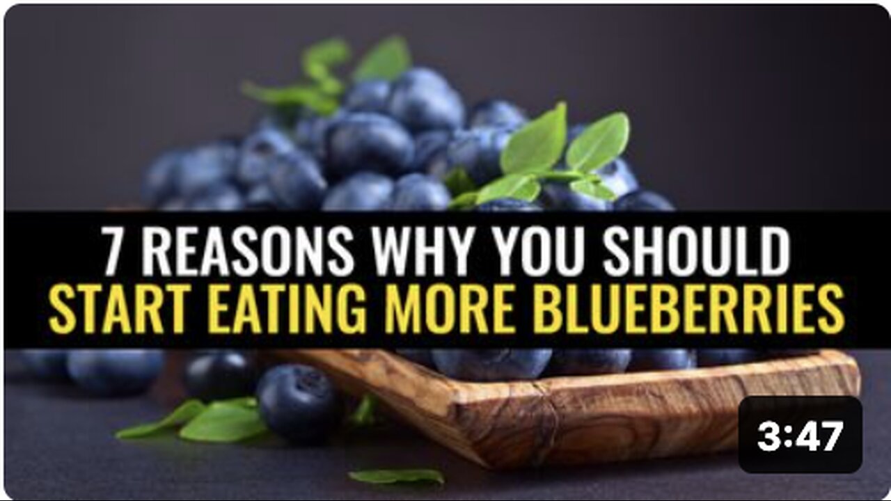 7 Reasons why you should start eating more blueberries