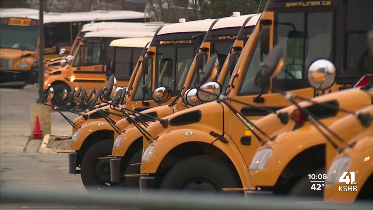 Olathe Public Schools could shift start, end times due to 'all-time high' bus driver shortage