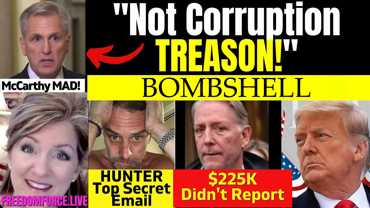 McCarthy Mad! Hunter Top Secret Email, FBI Treason!