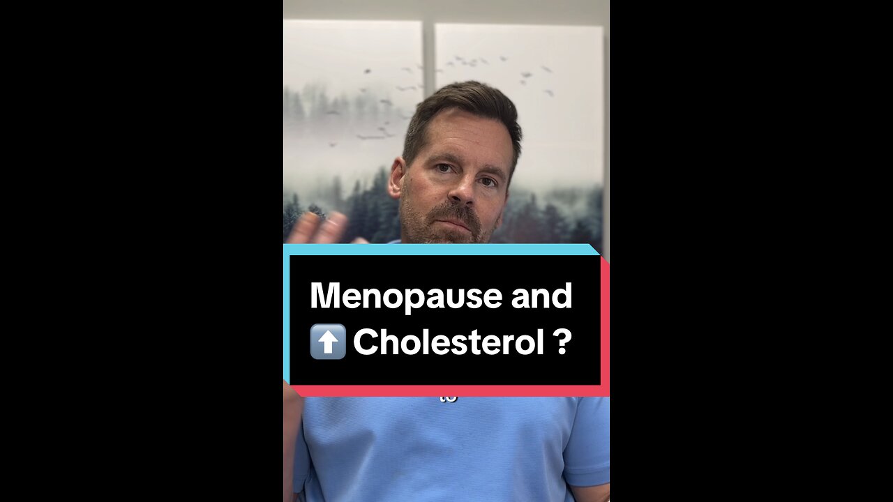 Menopause and ⬆️ Cholesterol?