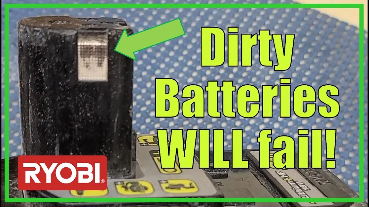 RYOBI Battery WON'T Charge! | Easy Fix | #Shorts | 2021/23