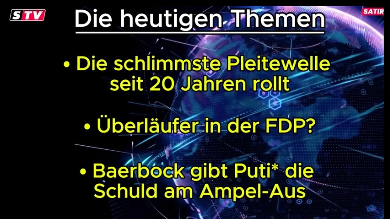 Überläufer-Liste aufgetaucht - 9 Abgeordnete sind im U-Boot? o9.11.2024 SchnuteTV