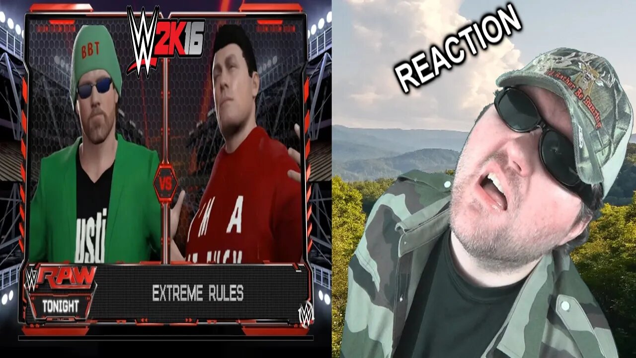 Billy Bob Tanley (BBT) vs. Nikocado Avocado (Updated 2022) - WWE 2K16 PS4 Gameplay REACTION!! (BBT)