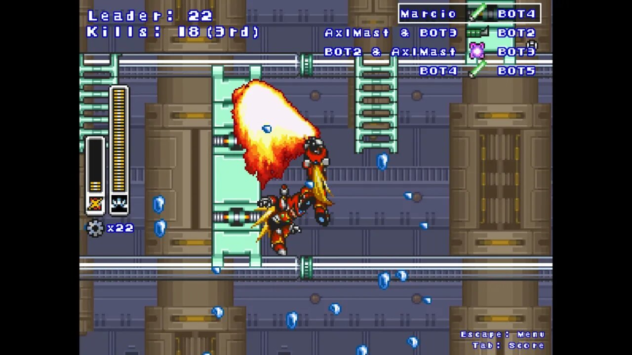 GAMEPLAY: Mega man X Online Deathmatch