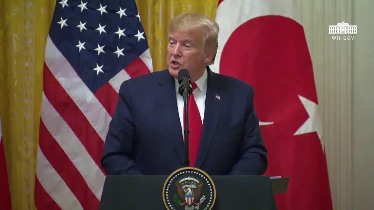 President Trump Participates in a Joint Press Conference with the President of Turkey