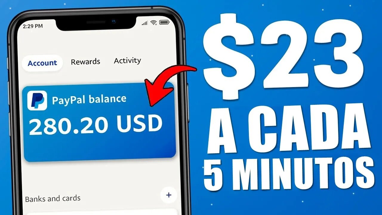 Site Paga $1,00 a Cada 5 Minutos no PayPal (COMPROVADO) Ganhar Dinheiro no PayPal