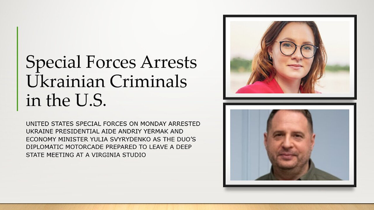 u.s. Special Forces Arrest 2 Ukrainian Criminals in the U.S.