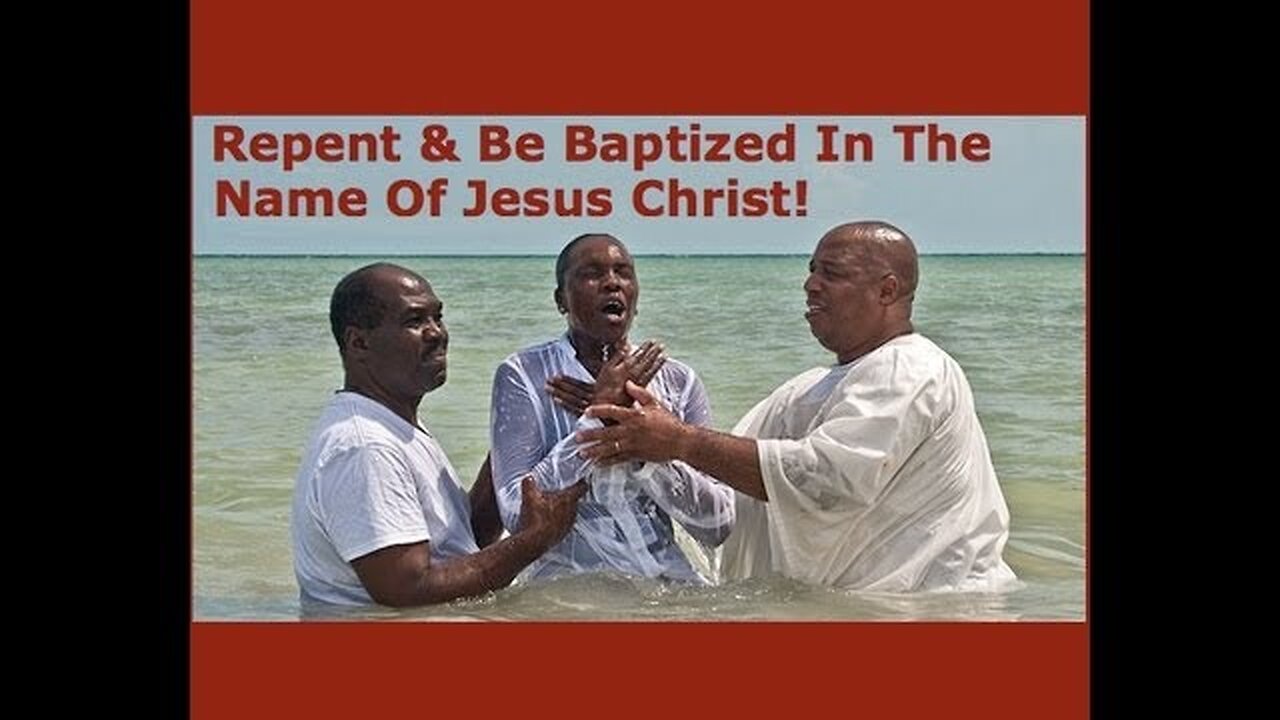 Do You Need A Water Baptism To Be Saved?