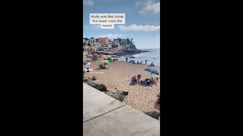 Nobody masks up on the beach. Duh 🙄