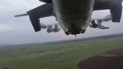 Ka-52 helicopter crews strike AFU military facilities and equipment