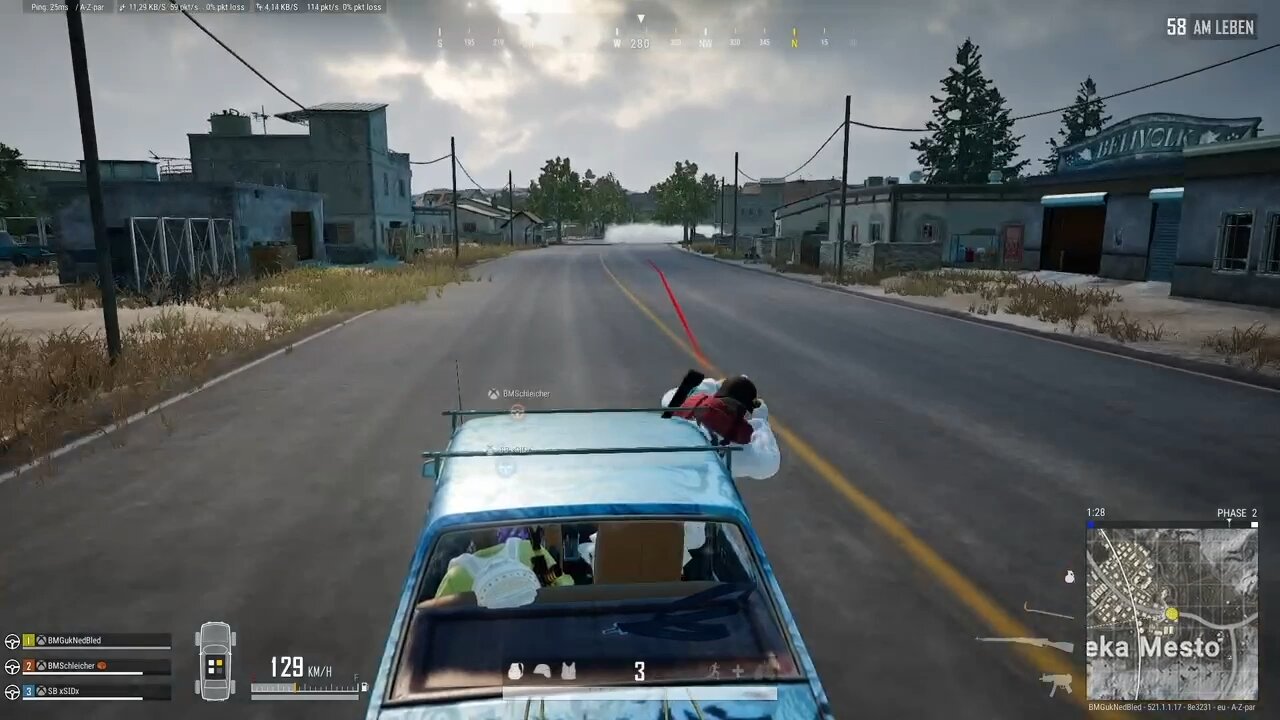 Pubg Nade from Car