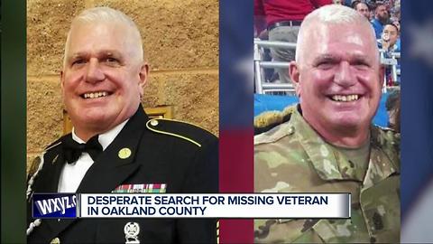 Desperate search for missing veteran in Oakland County